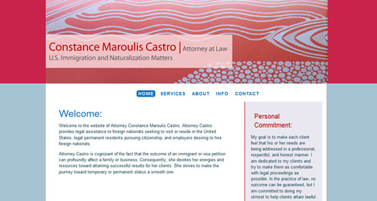 Attorney Castro's home page