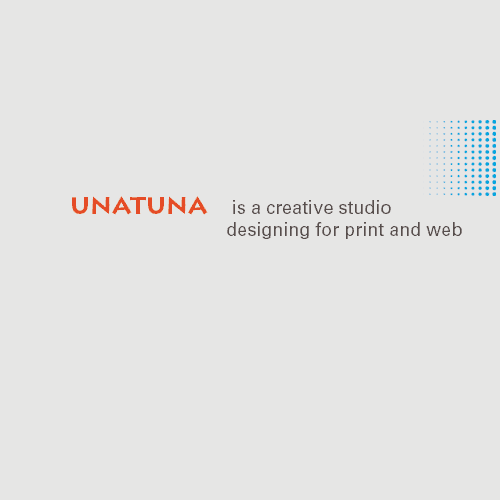 unatuna is a creative studio designing for print and web